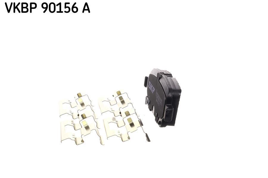 Jeu de 4 plaquettes de frein SKF ref. VKBP 90156 A